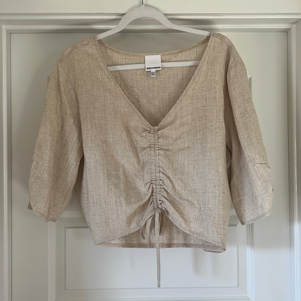 Linen Blend Top